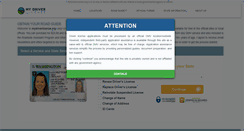 Desktop Screenshot of mydriverlicense.org